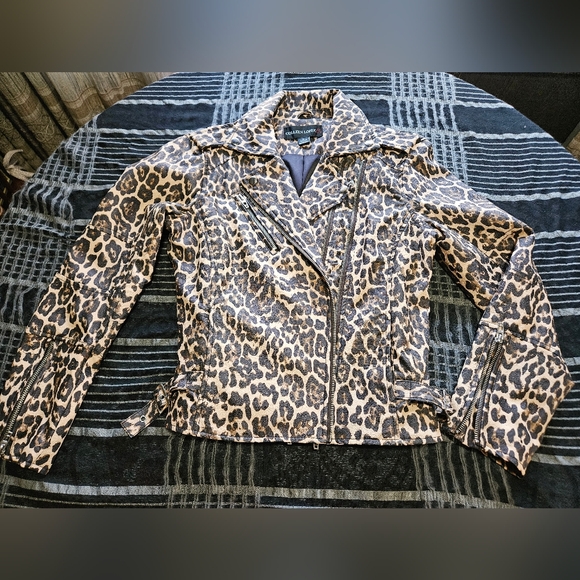 Colleen Lopez Small Faux Leather Moto Jacket - Picture 16 of 16